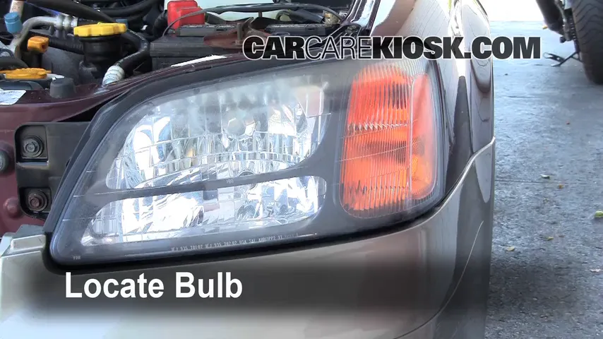 2001 Subaru Outback Limited 2.5L 4 Cyl. Wagon Lights Highbeam (replace bulb)